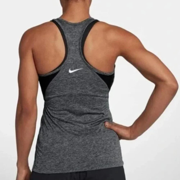 Nike Plus Dry Balance Training Tank Mesh Panels Sz L Sporty Workout Athleisure - Picture 1 of 15